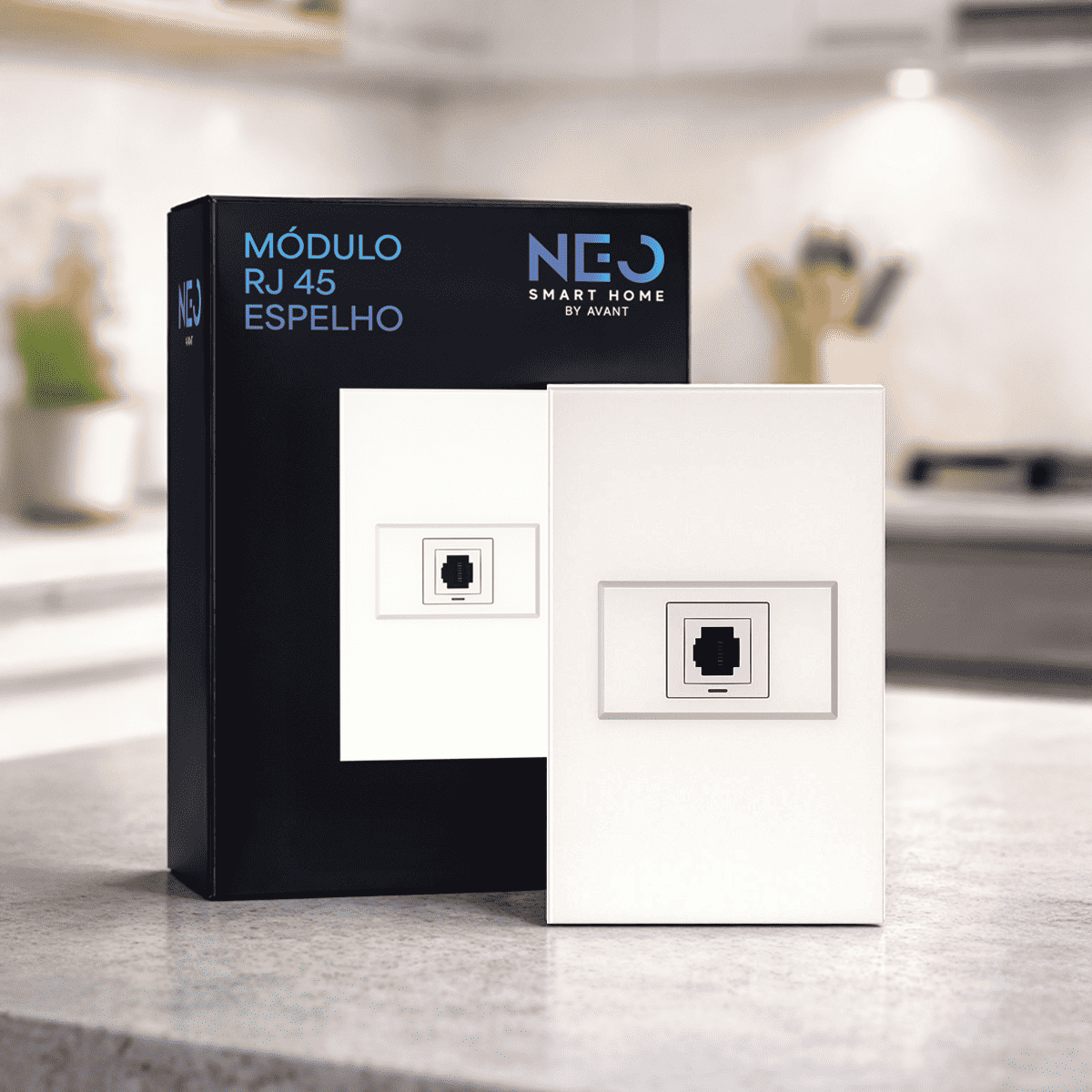 Modulo RJ45 Espelho 4X2 Branco Neo Avant - NEO Avant