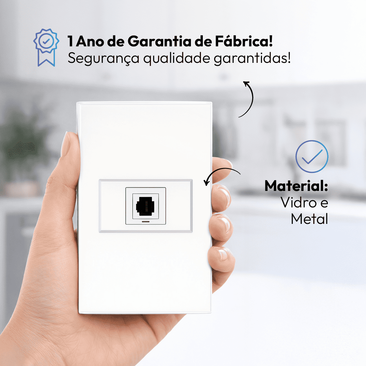 Modulo RJ45 Espelho 4X2 Branco Neo Avant - NEO Avant