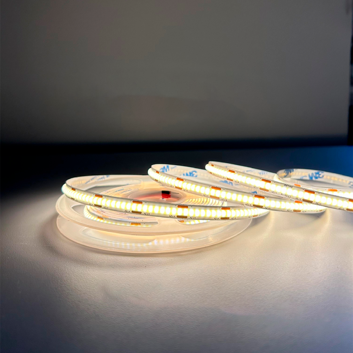 Fita Led 5m Cob 15w 3000k Branco Quente 1350lm 12v Alut