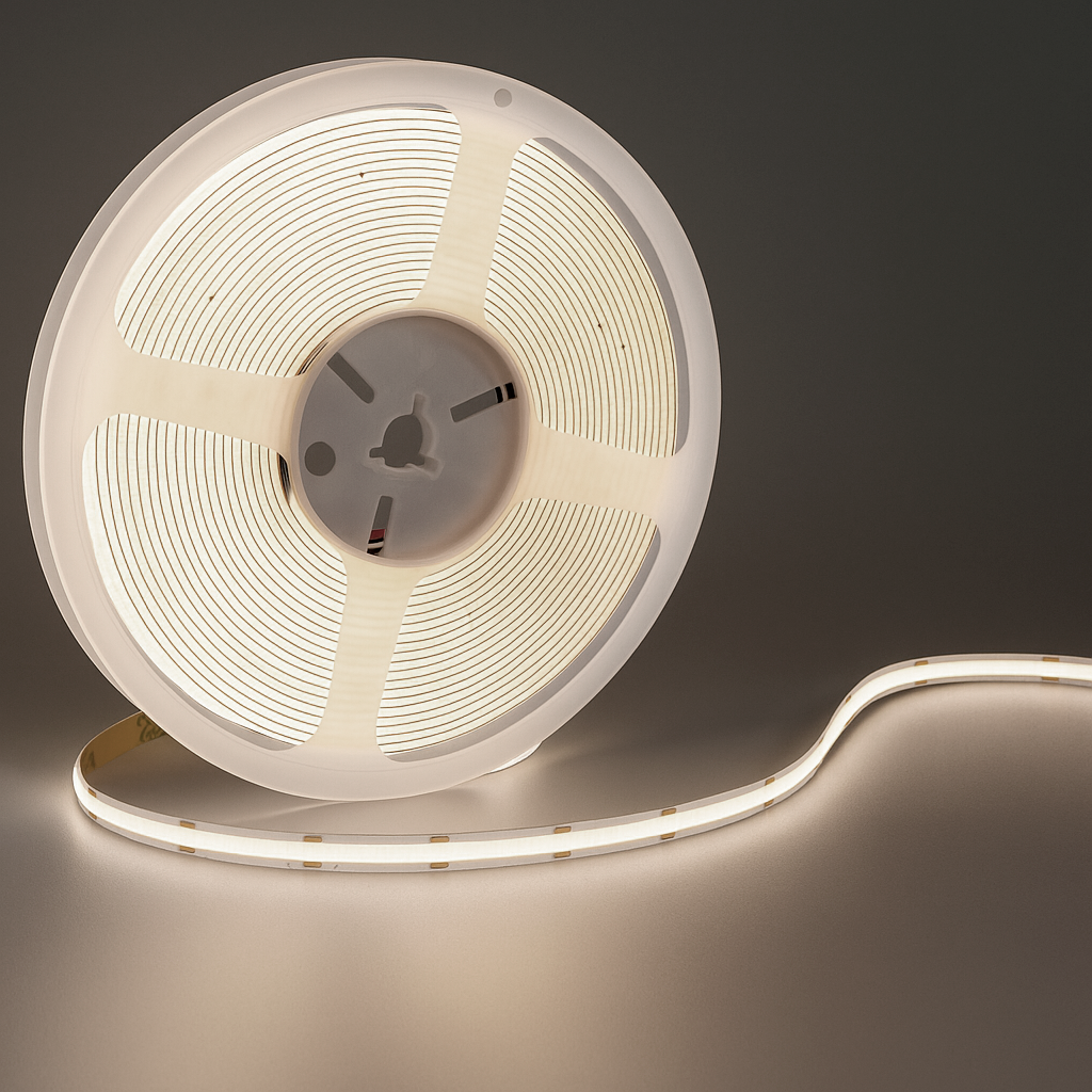 Fita Led 5m Cob 8w 4000k Branco Neutro 720lm 12v Alut