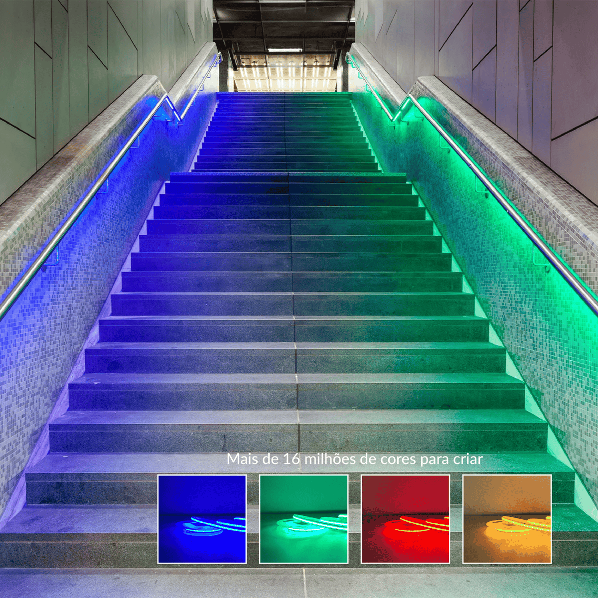 Fita Led Celeste 5m 20w RGB Colorido 3300lm 12v Alut - NEO Avant