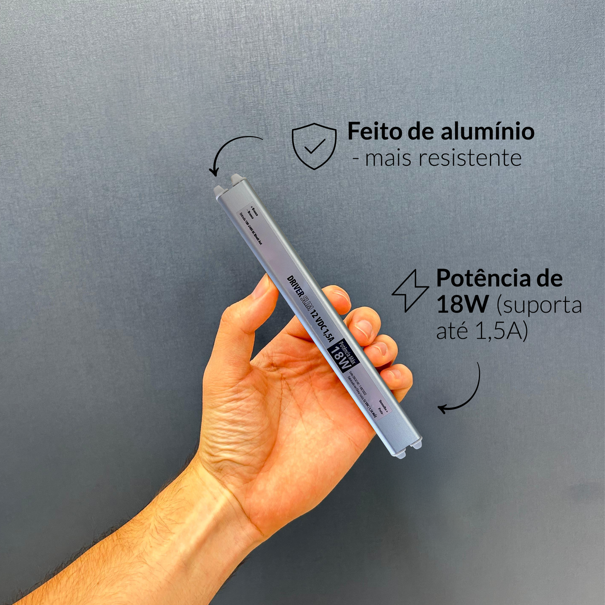 Fonte driver Slim 18w 1.5a Bivolt Alut - NEO Avant