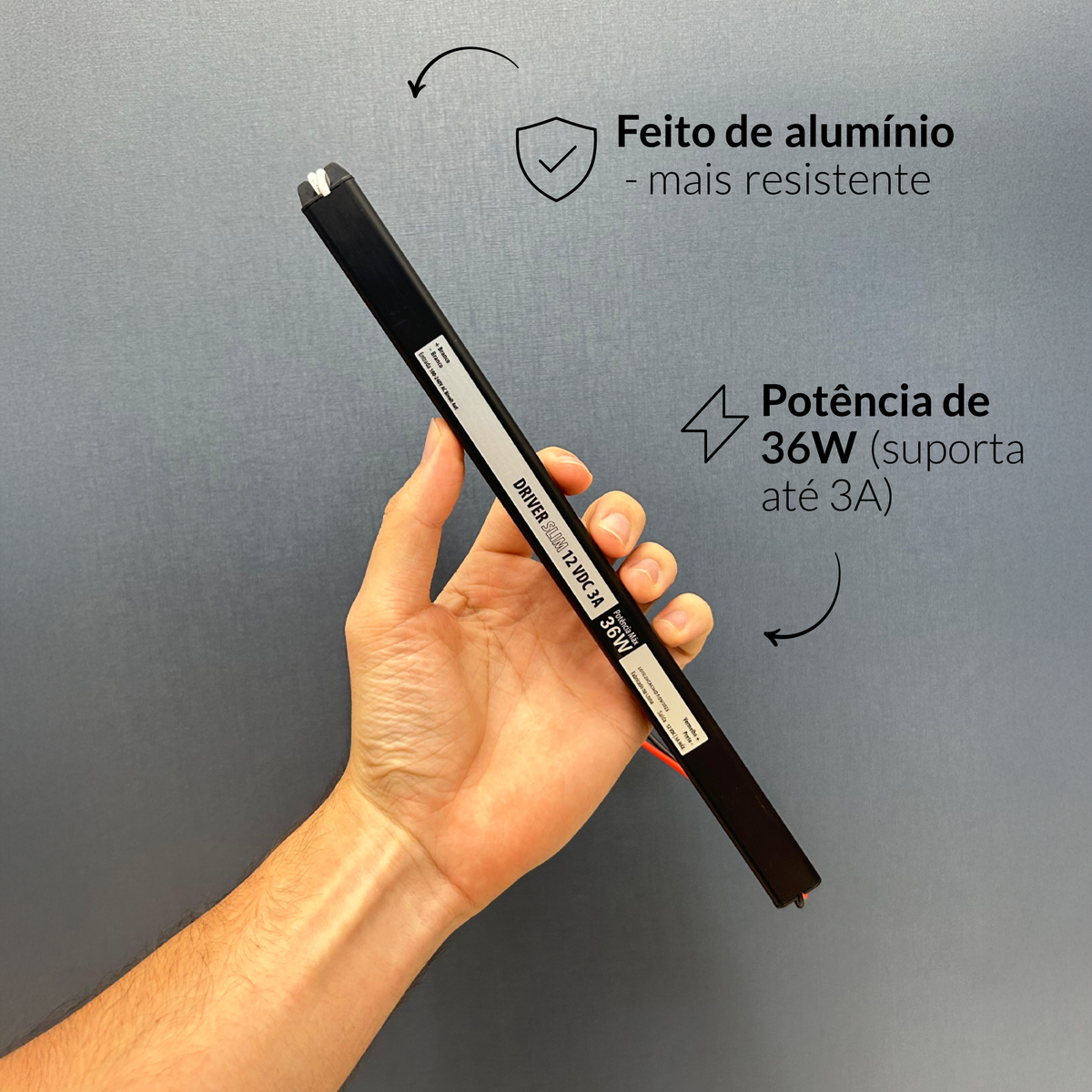 Fonte driver Slim 36w 3a Bivolt Alut - NEO Avant