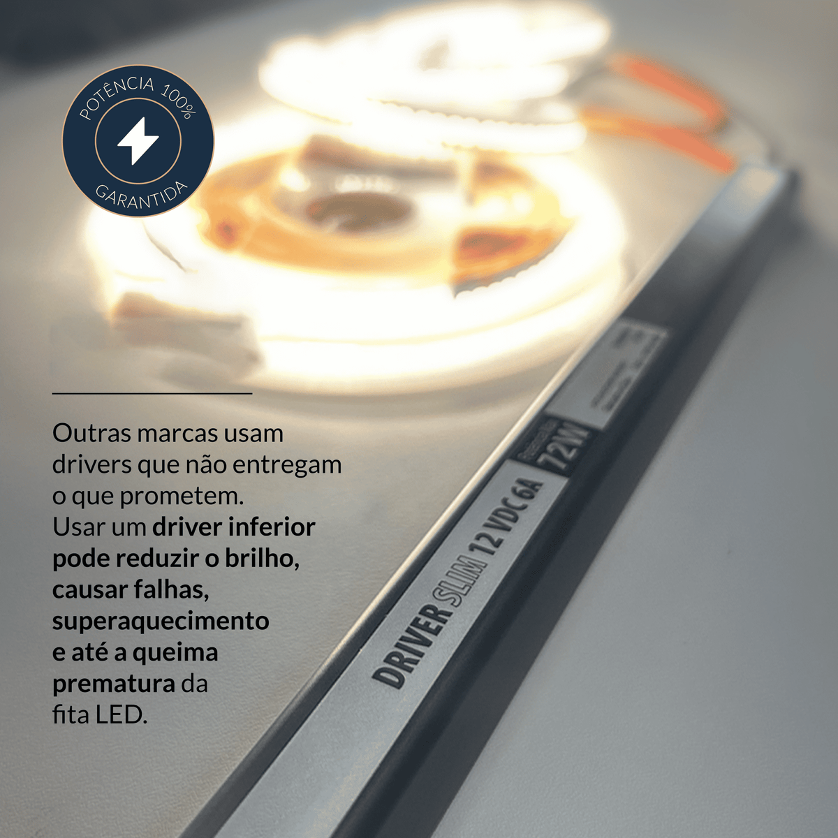 Fonte driver Slim 72w 6a Bivolt Alut