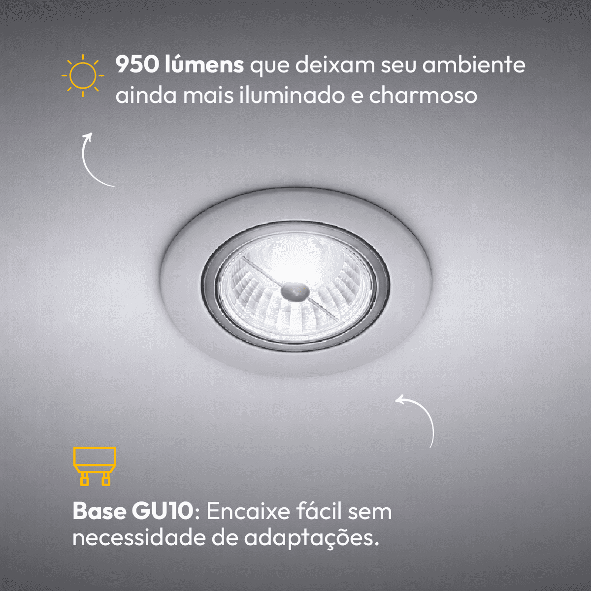 Lâmpada Led Ar111 12w 4000k Branco Neutro Bivolt Gu10 Branco Alut - NEO Avant