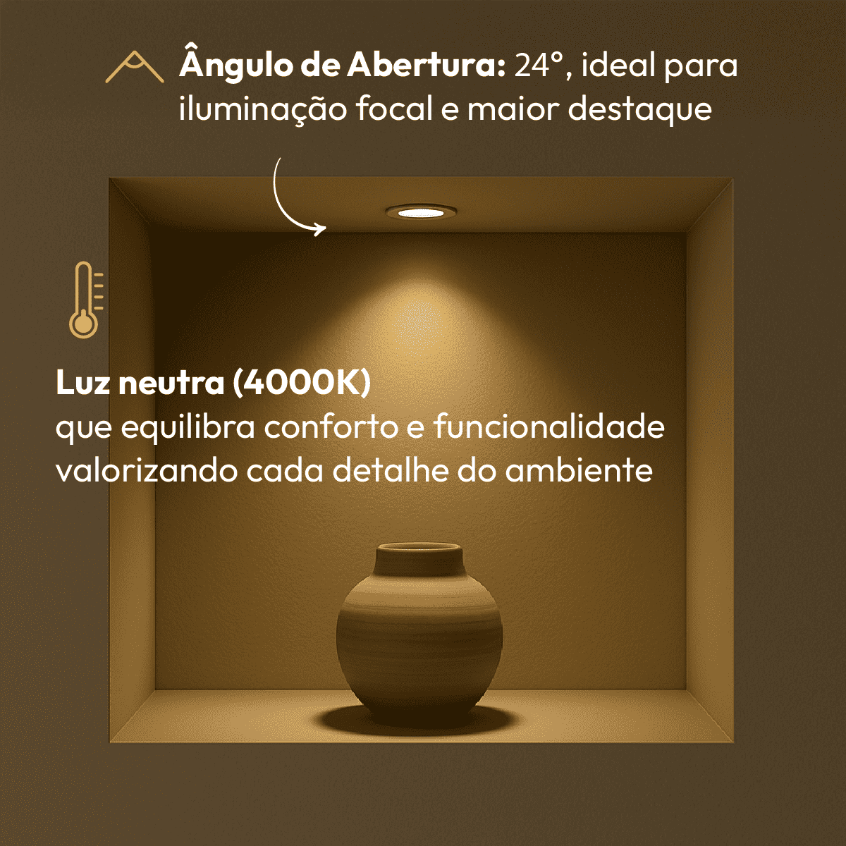 Lâmpada Led Ar111 12w 4000k Branco Neutro Bivolt Gu10 Branco Alut - NEO Avant