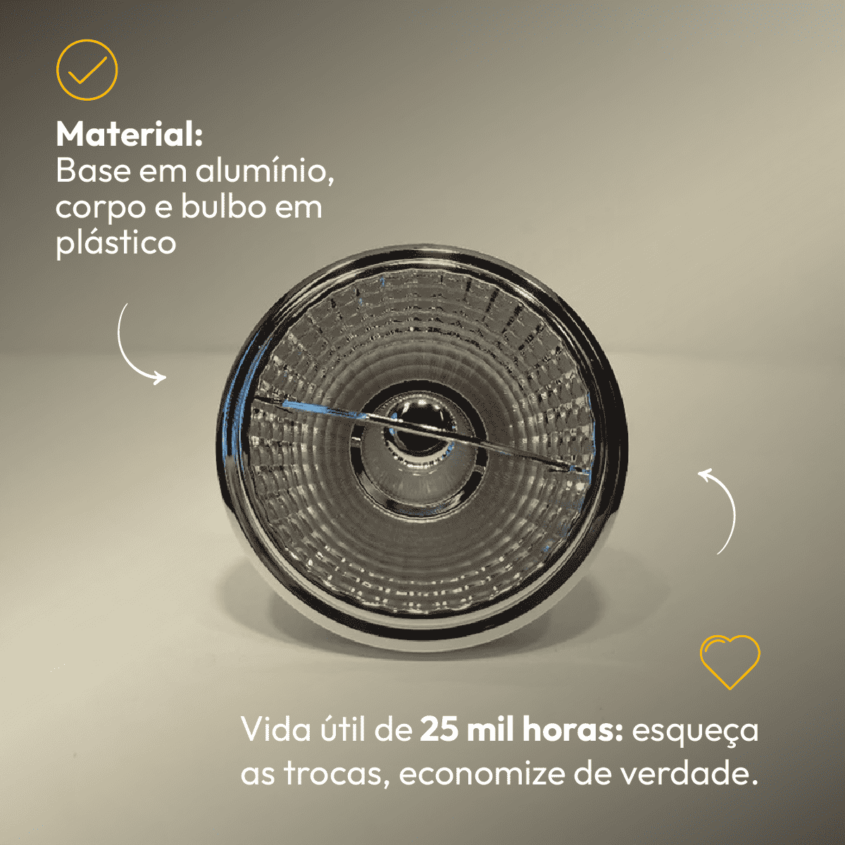 Lâmpada Led Ar111 12w 6500k Branco Frio GU10 Bivolt Branco Alut - NEO Avant