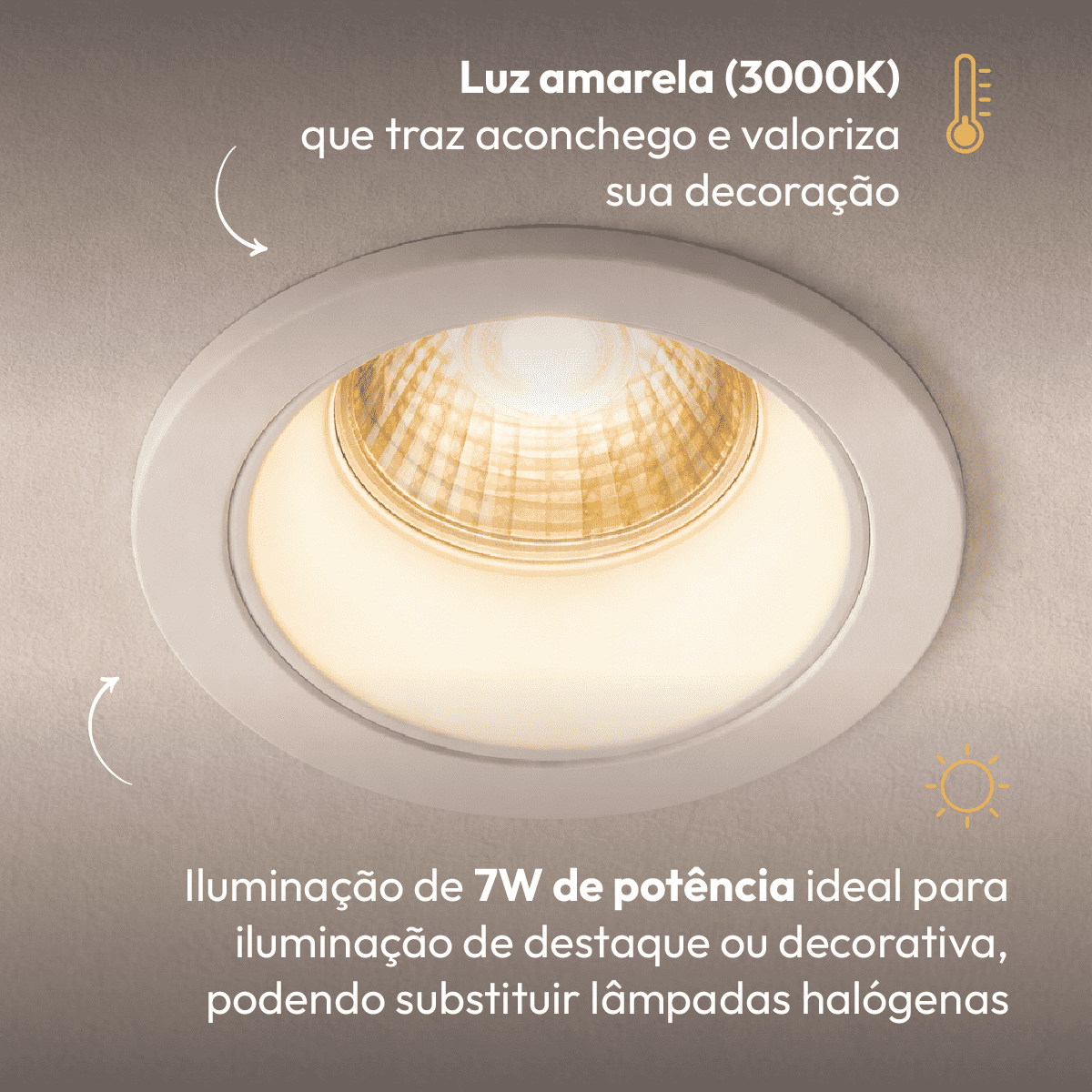 Lâmpada Led Par20 7w 3000k Branco Quente E27 Bivolt Branco Alut - NEO Avant