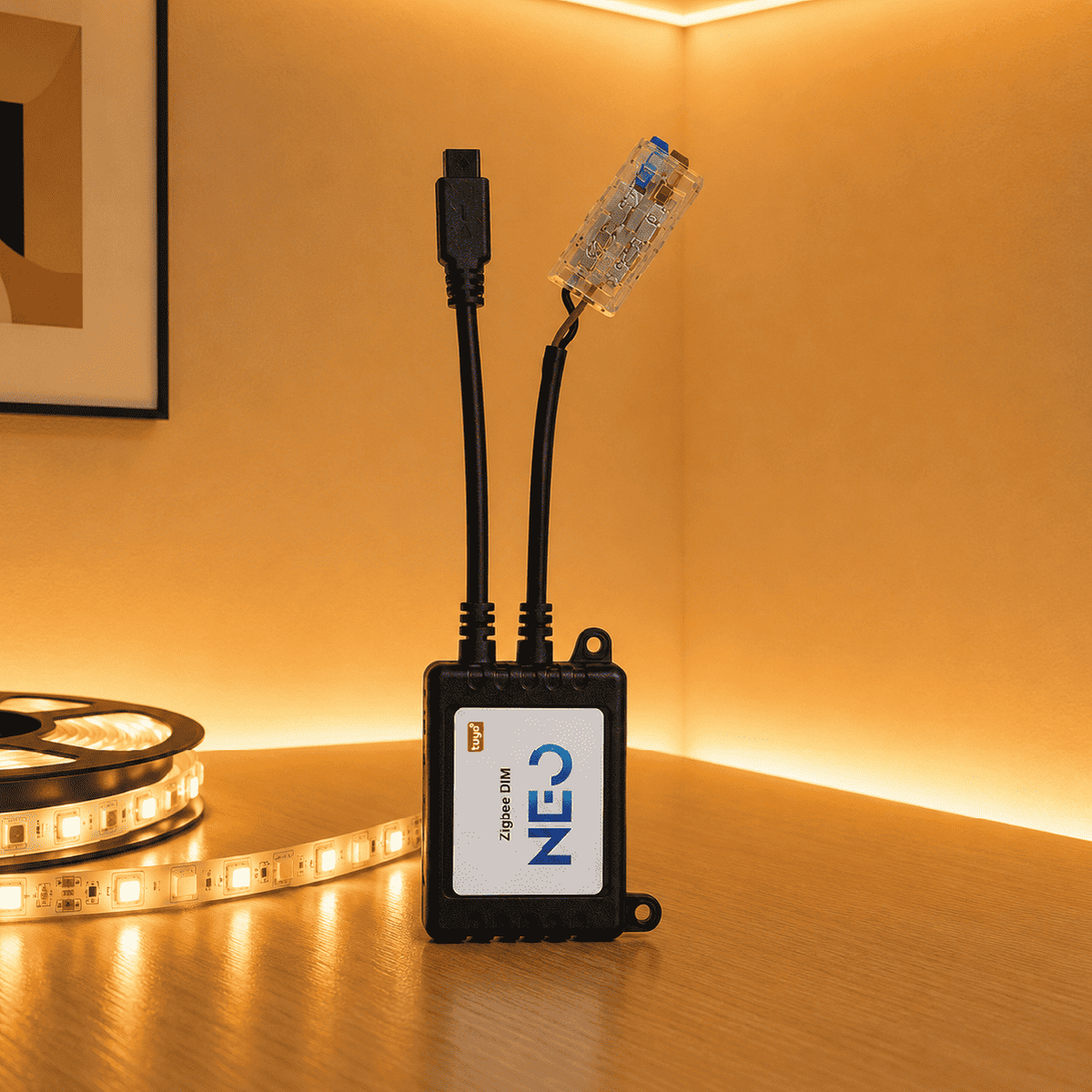 Controlador de Fita Led Inteligente Zigbee Branco Quente/Frio Neo - NEO Avant