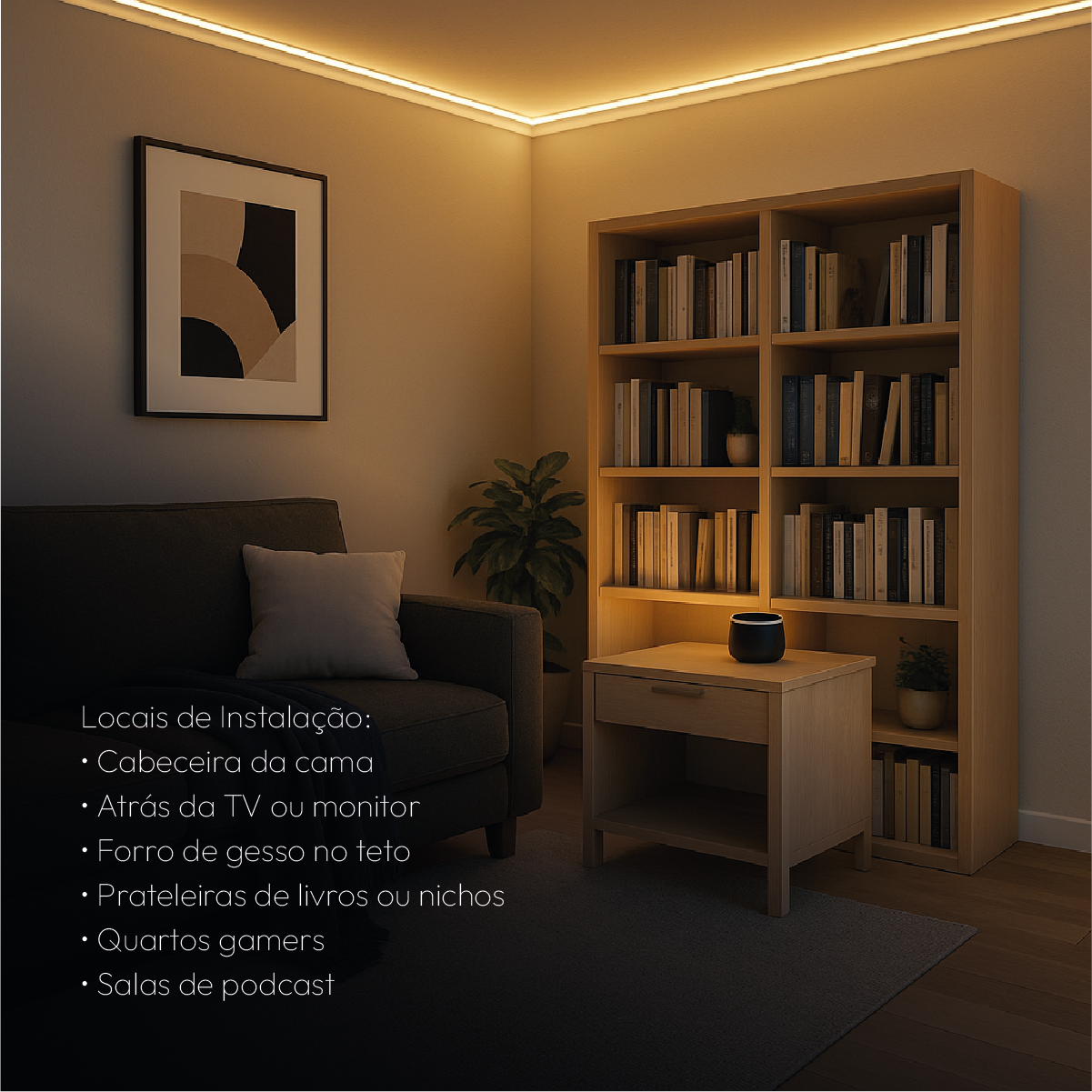 Controlador de Fita Led Inteligente Wi-Fi Branco Quente/Frio Neo