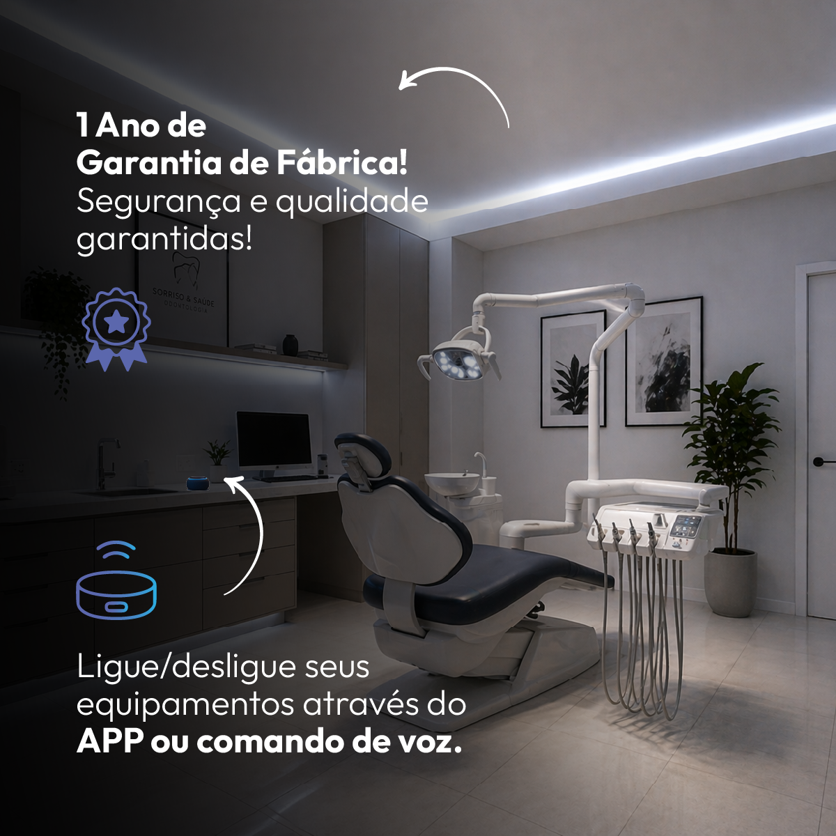 Fita Led Inteligente Wifi 10W 5 Metros 6500K Branco Frio 12v Neo