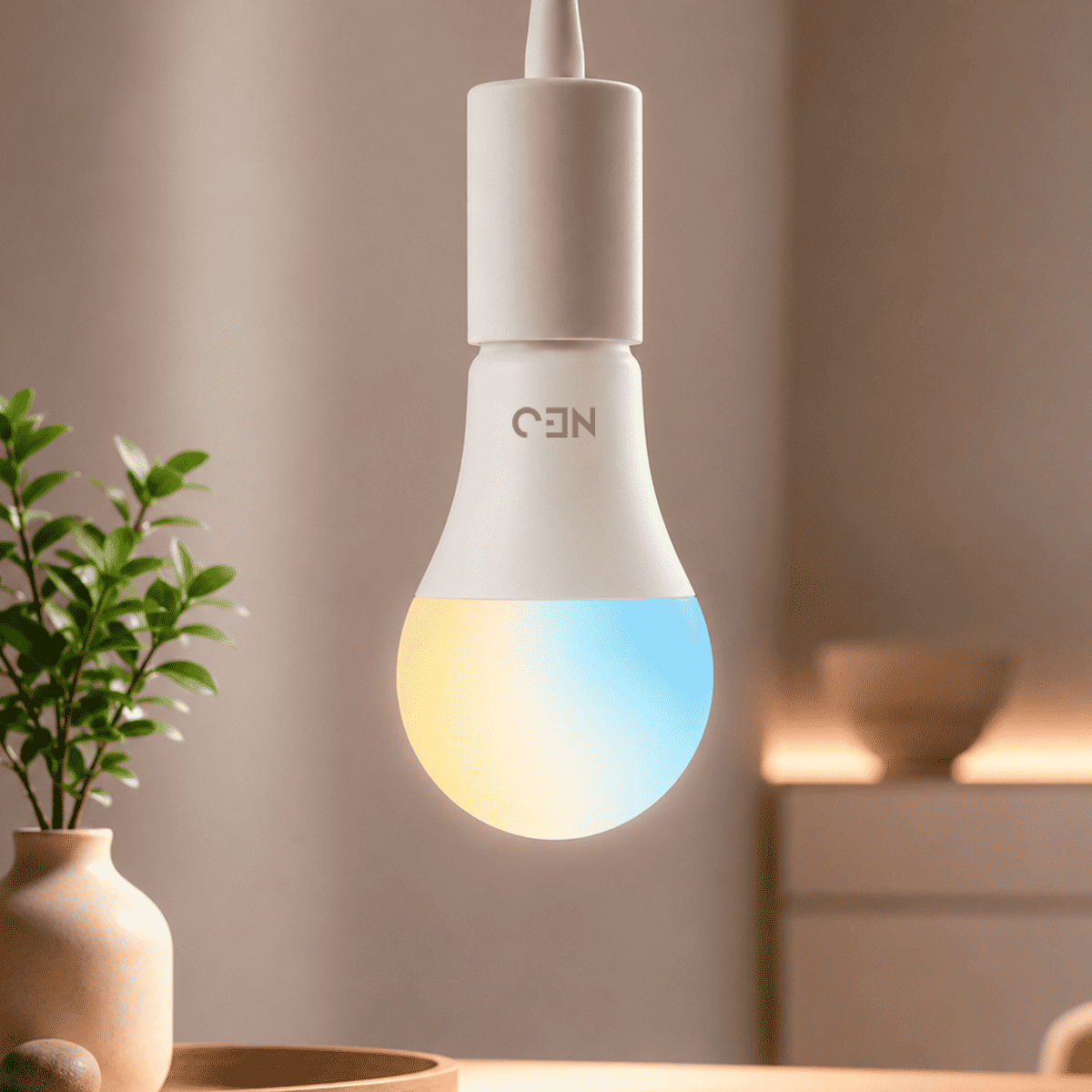Lâmpada Led Pera Inteligente Wifi 10W Dimerizável Branco Quente a Frio E27 Bivolt Neo - NEO Avant