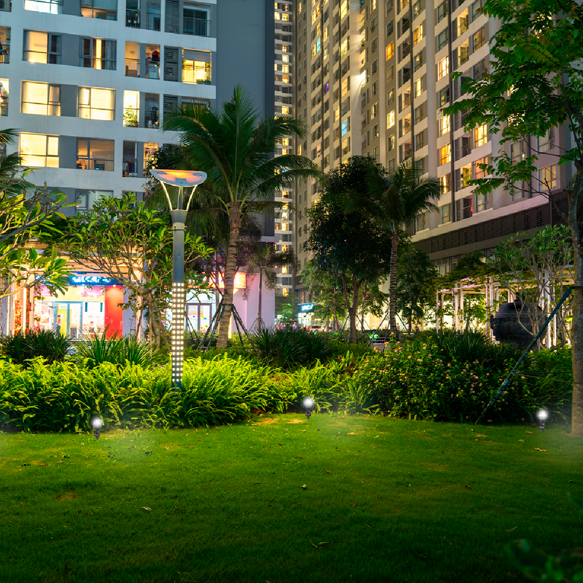 Luminaria Led Jardim Espeto 7W 6500k Branco Frio a Prova D'Água Alut By Avant
