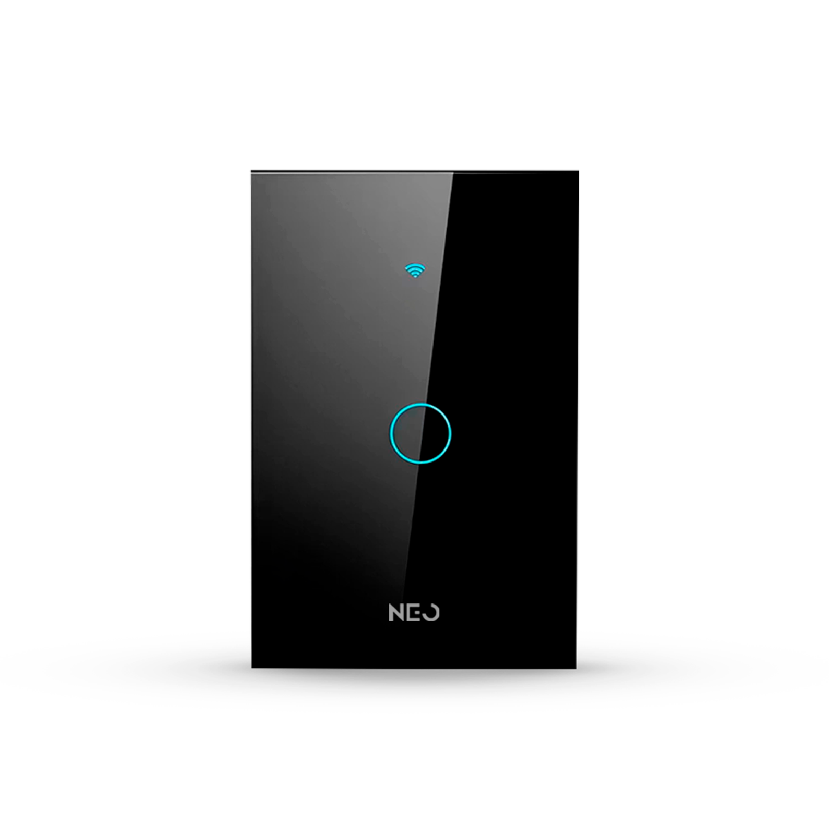 Interruptor Inteligente Wifi 1 Botão 4x2 Bivolt Preto Neo