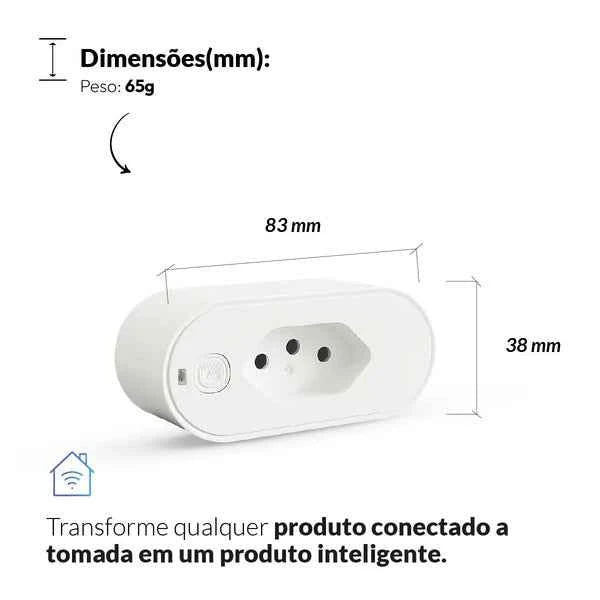 Kit Automação Lâmpada RGB 15w Interruptor 1 botão Tomada Inteligente Preto Wi-Fi 4x2 Bivolt Neo Avant