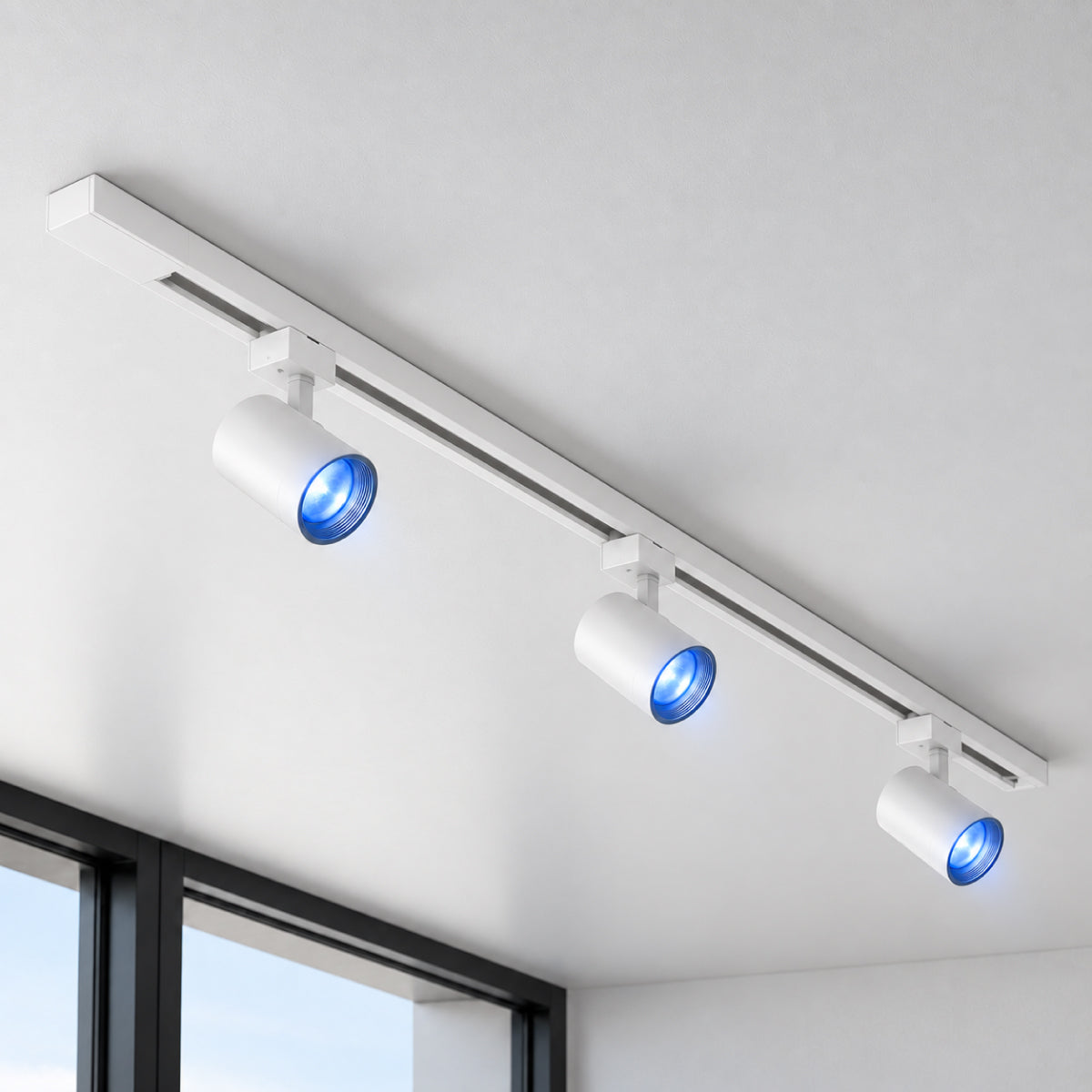 Kit 3 Spot Led Trilho Inteligente 1 Metro 60w RGB Bivolt Branco Neo - NEO Avant