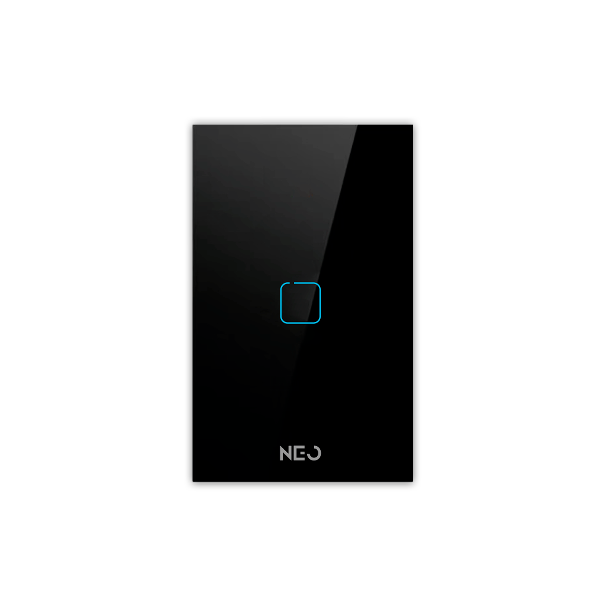 Interruptor Inteligente Zigbee 1 Botão 4x2 Bivolt Preto Neo