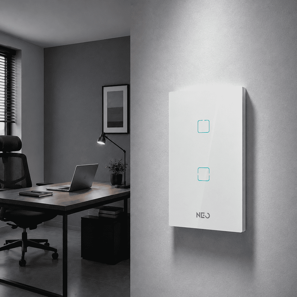 Interruptor Inteligente Zigbee 2 Botões 4x2 Bivolt Branco Neo - NEO Avant