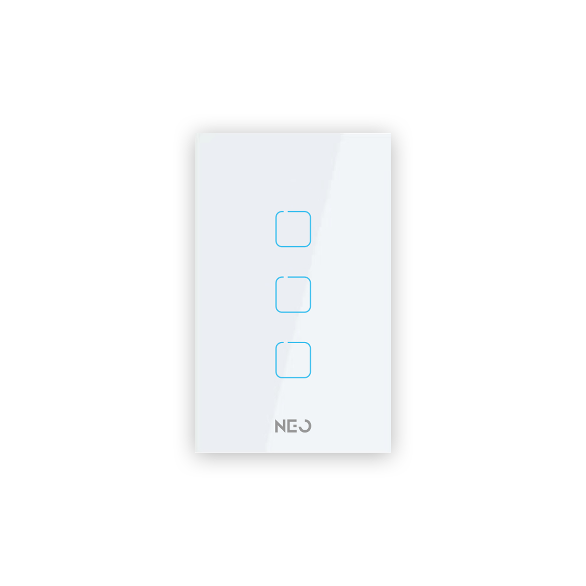 Interruptor Inteligente Zigbee 3 Botões 4x2 Bivolt Branco Neo