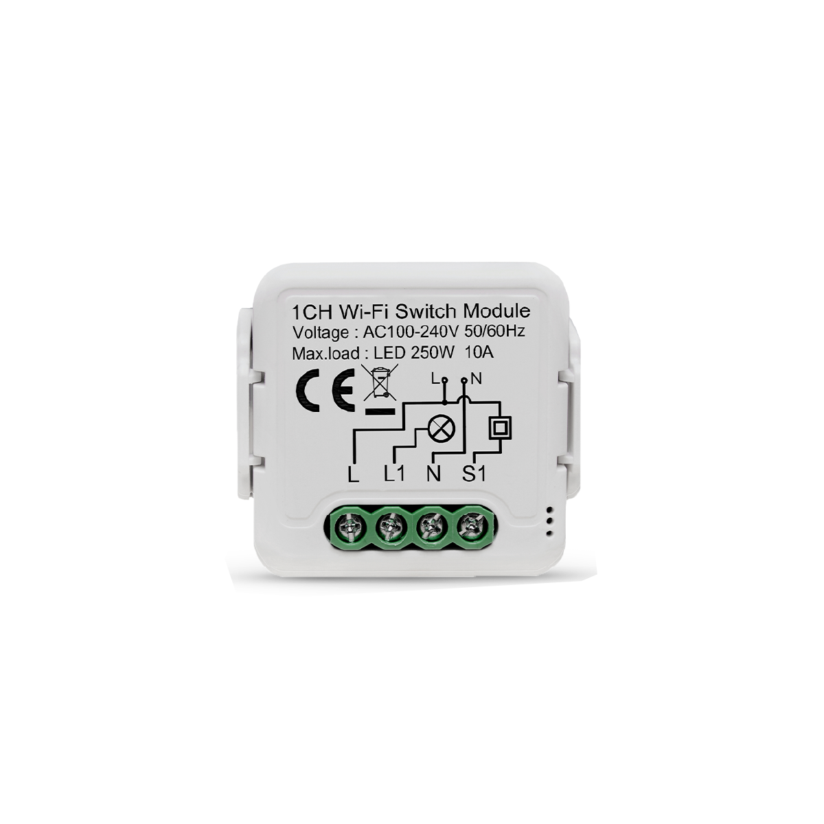 Mini Módulo Relé Interruptor Inteligente Wifi 1 Canal 10A Neo