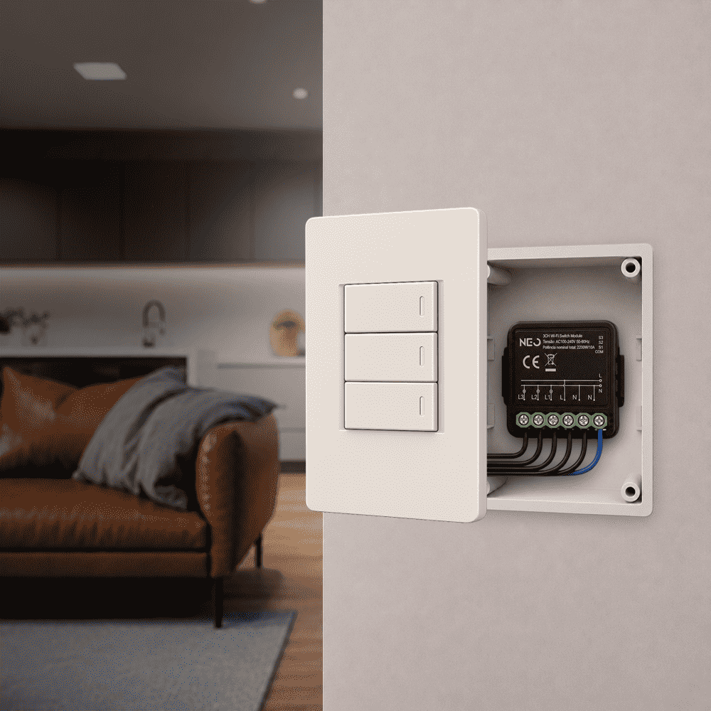 Mini Módulo Relé Interruptor Inteligente Wifi 3 Canais 3A Neo - NEO Avant