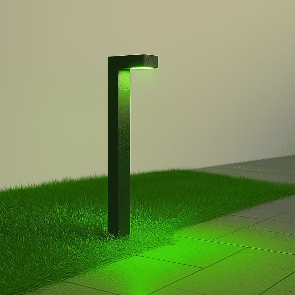 Poste Balizador Led Jardim 10w Verde Bivolt Ip65 Preto Alut - NEO Avant