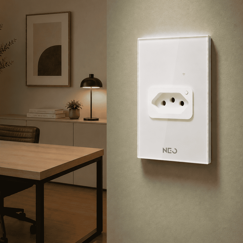 Tomada Inteligente Wifi 20A Bivolt Branco Neo - NEO Avant