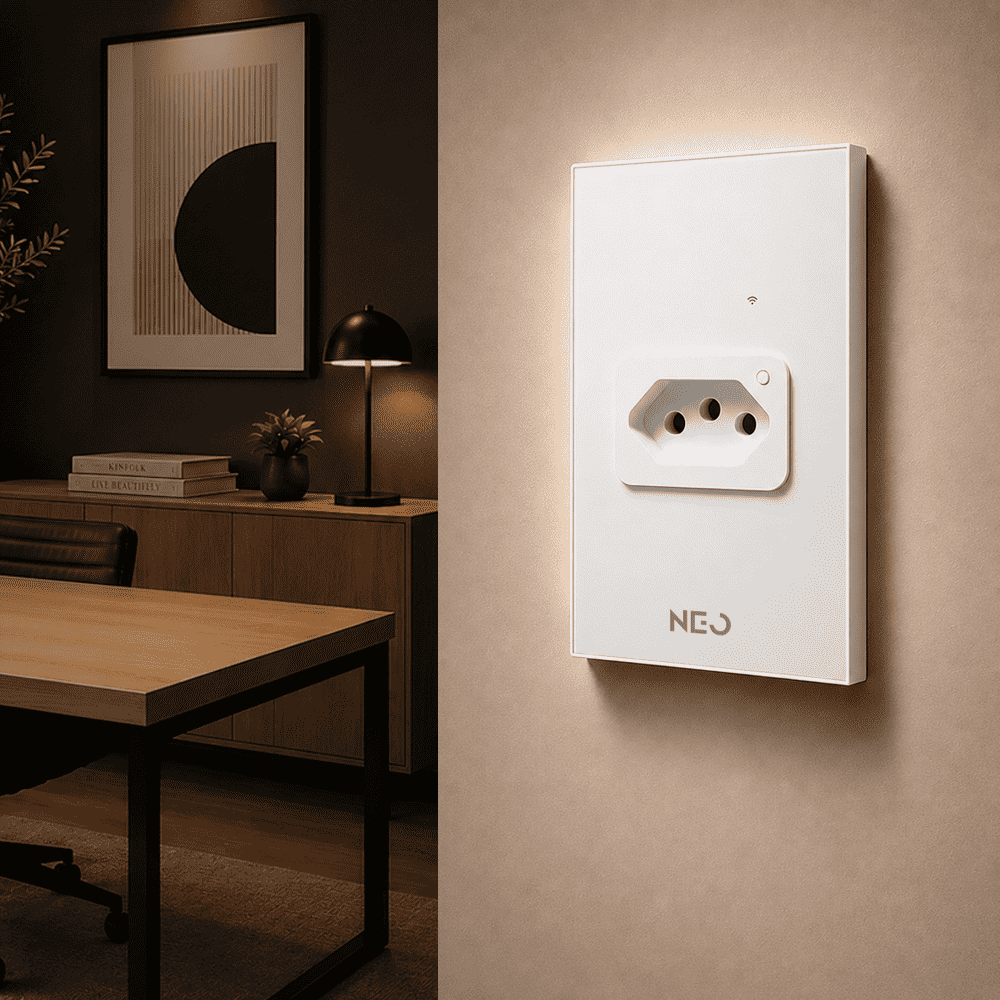 Tomada Inteligente Zigbee 20A Bivolt Branco Neo - NEO Avant