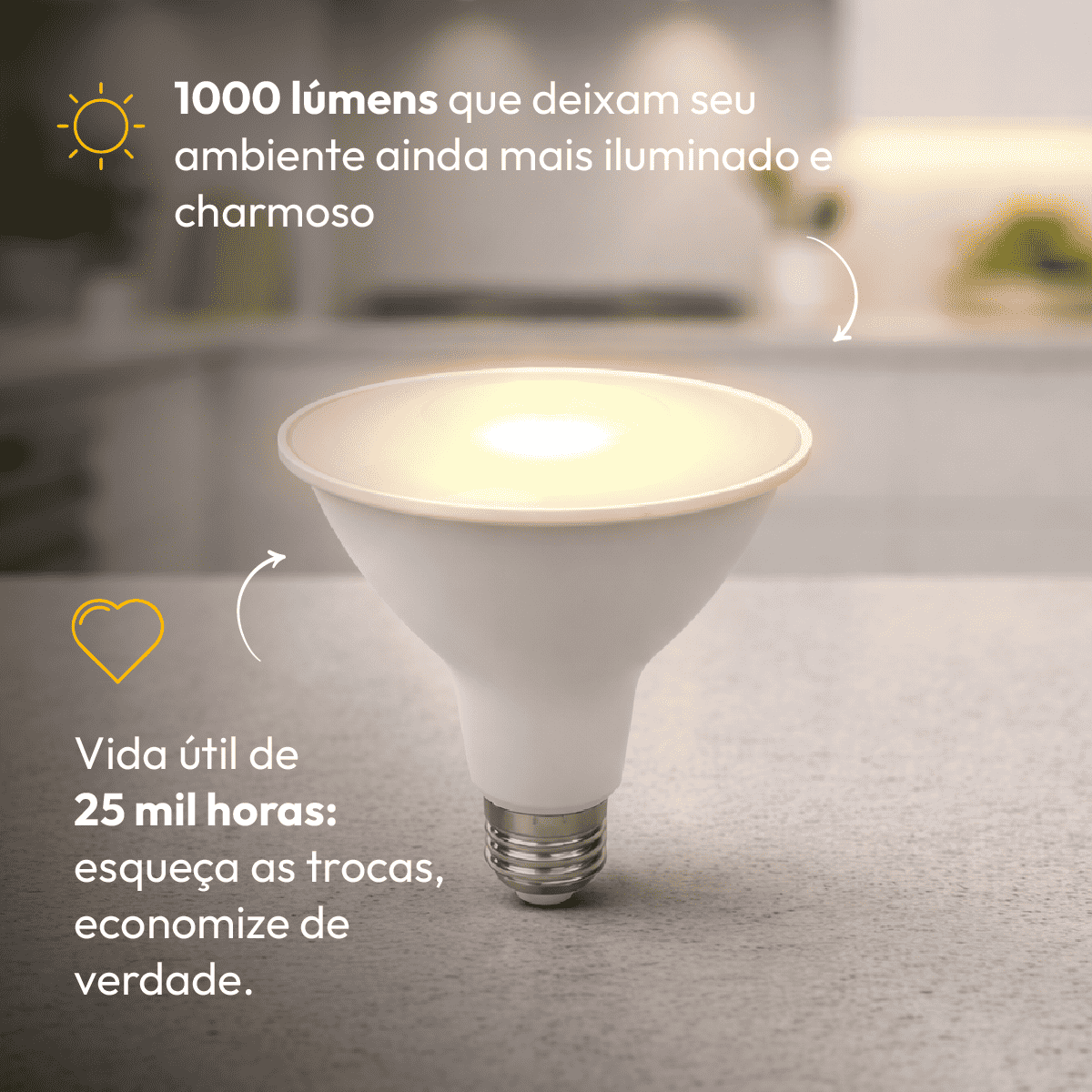 Lâmpada Led Par38 14w 4000k Branco Neutro E27 Bivolt Alut - NEO Avant