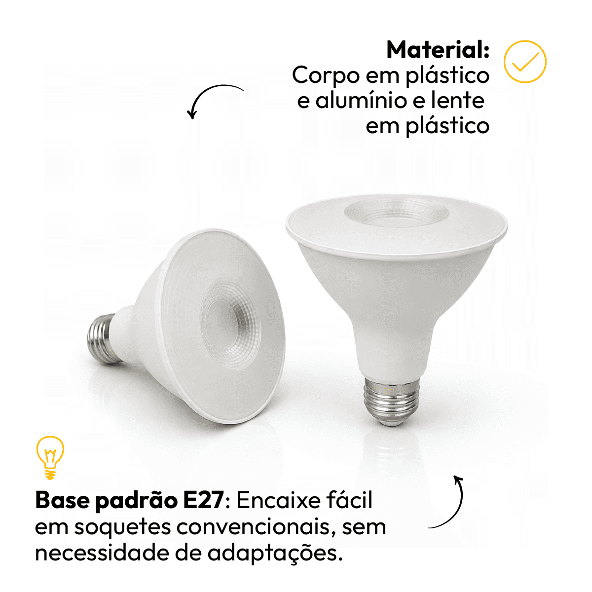 Lâmpada Led Par38 14w 4000k Branco Neutro E27 Bivolt Alut - NEO Avant