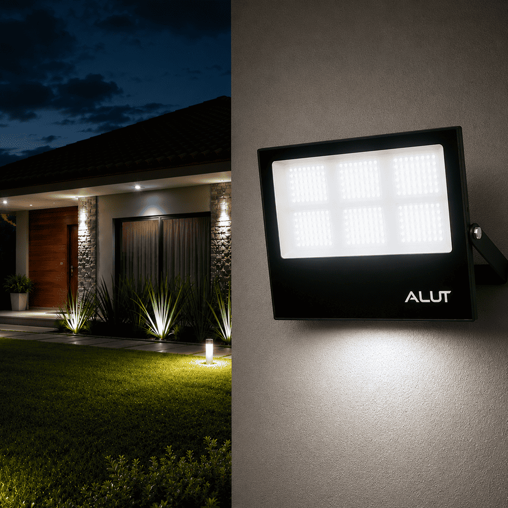 Refletor Led Slim 300w 6500k Branco Frio Bivolt IP65 Alut - NEO Avant