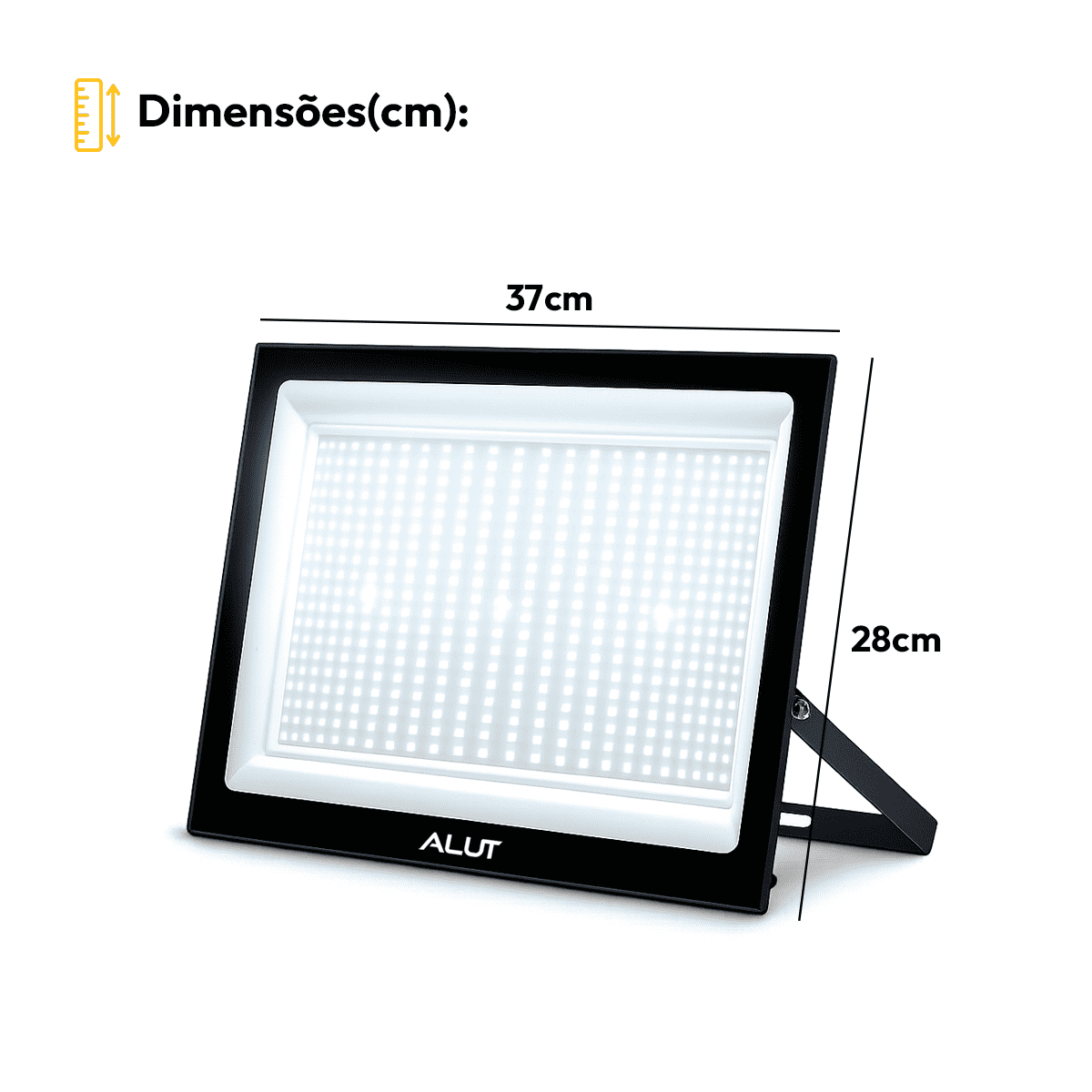 Refletor Led Slim 500w 6500k Branco Frio Bivolt IP65 Alut - NEO Avant