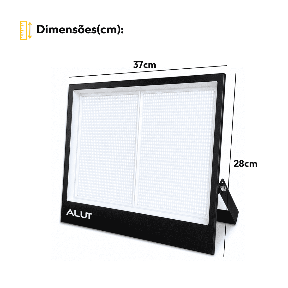 Refletor Led Slim 1000w 6500k Branco Frio Bivolt IP65 Alut - NEO Avant