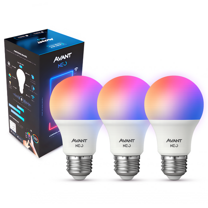 Lâmpada Led Pera Inteligente Wifi 10w RGB E27 Bivolt Neo Avant - NEO Avant