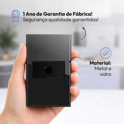 Modulo Passa Fio Espelho 4X2 Preto Neo