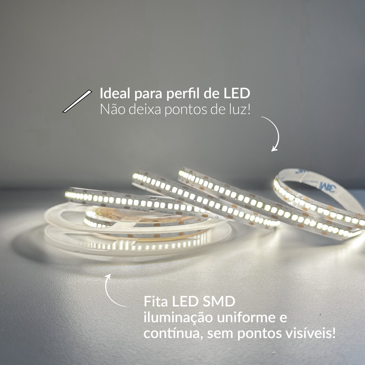 Fita Led Celeste 5m 10w 4000k Branco Neutro 1650lm 12v Alut