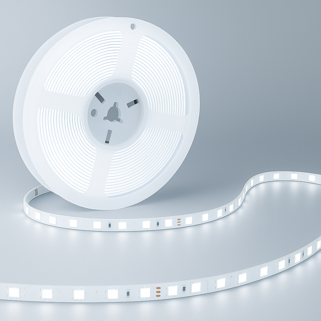 Fita Led Celeste 5m 20w 6500k Branco Frio 3300lm 12v Alut