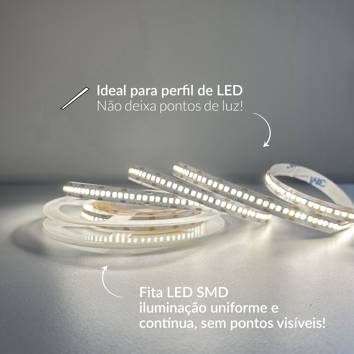 Fita Led Celeste 5m 20w 4000k Branco Neutro 3300lm 12v Alut