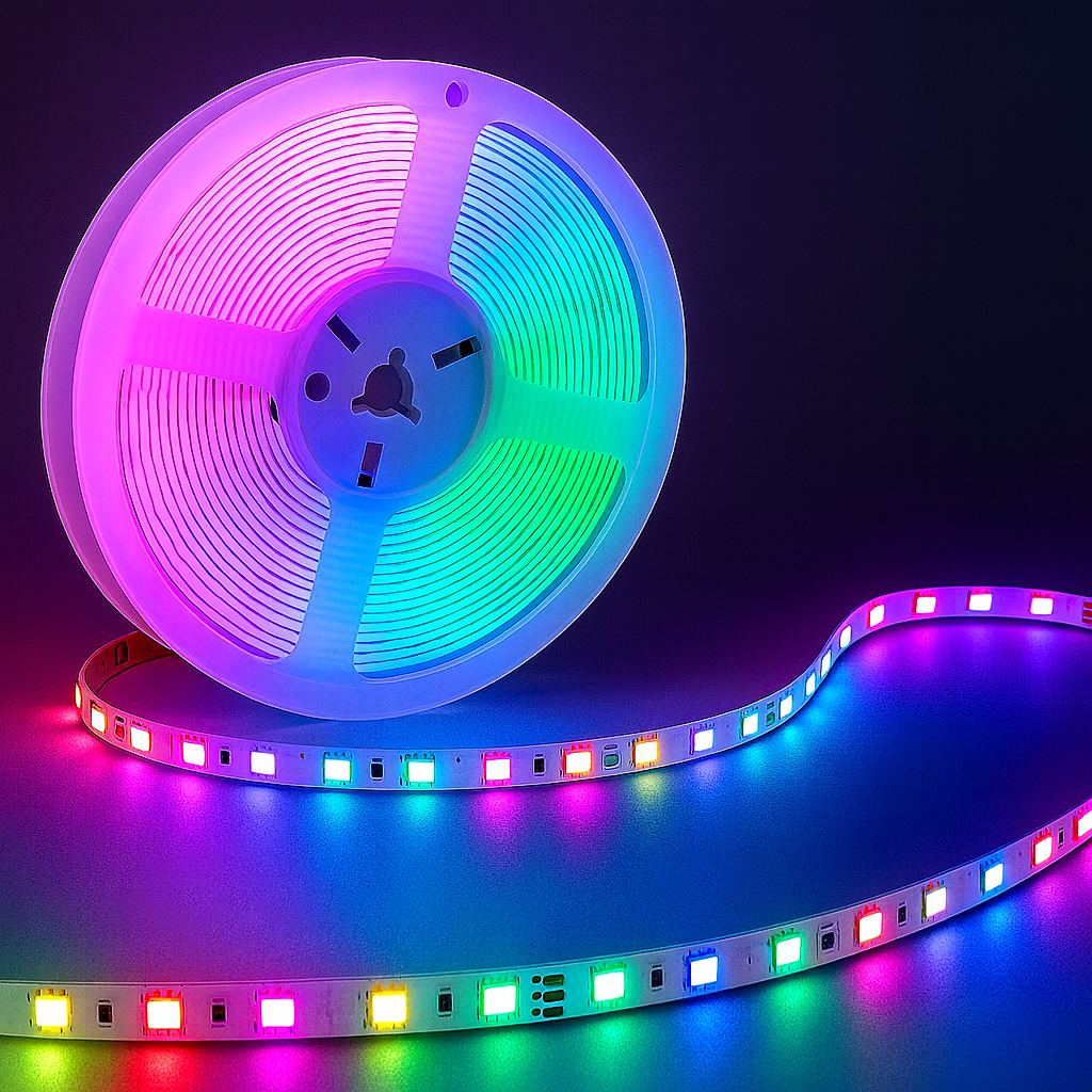 Fita Led Celeste 5m 20w RGB Colorido 3300lm 12v Alut