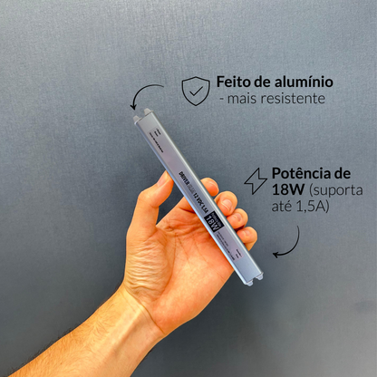 Fonte driver Slim 18w 1.5a Bivolt Alut - NEO Avant