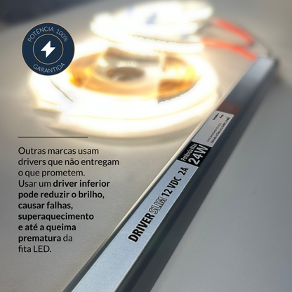Fonte driver Slim 24w 2a Bivolt Alut - NEO Avant