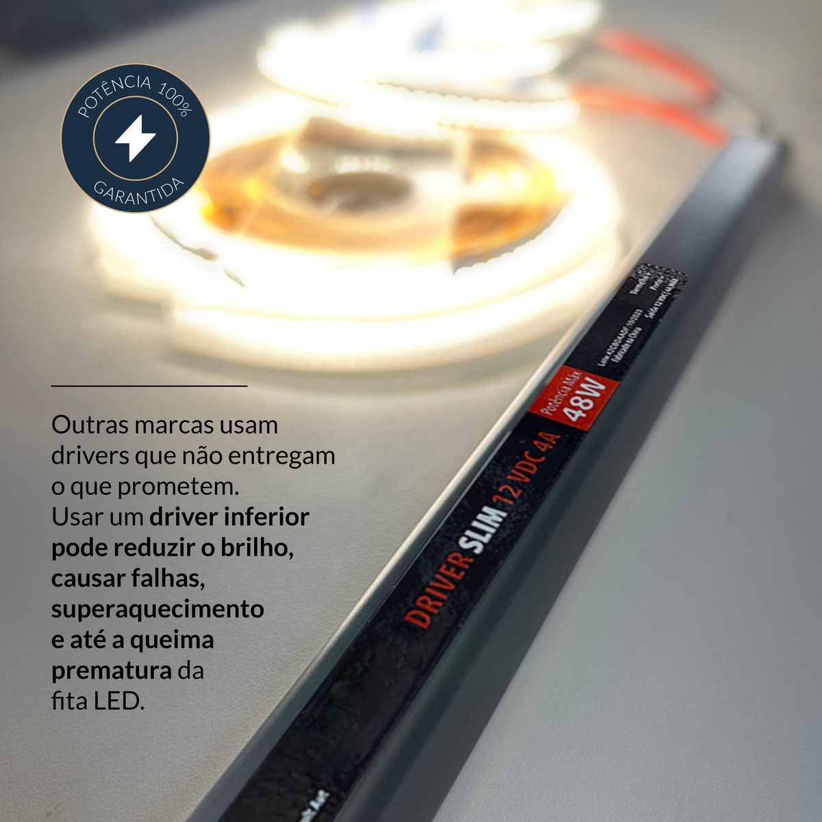 Fonte driver Slim 48w 4a Bivolt Alut - NEO Avant