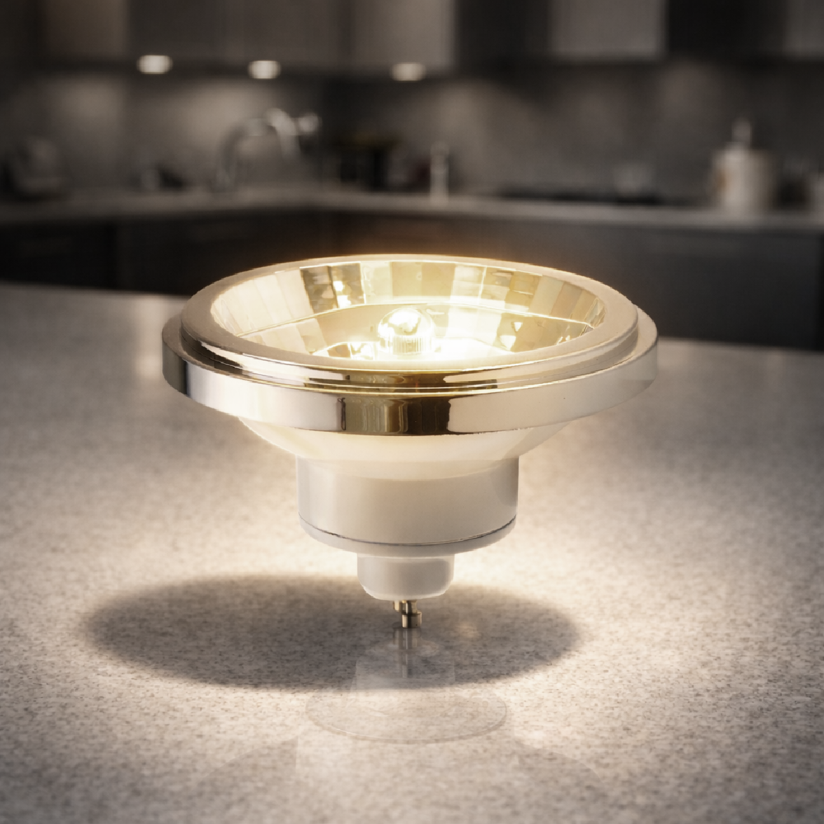 Lâmpada Led Ar111 12w 4000k Branco Neutro Bivolt Gu10 Branco Alut