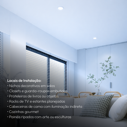 Lâmpada Led Dicróica MR16 4,8w 6500k Branco Frio GU10 Bivolt Alut