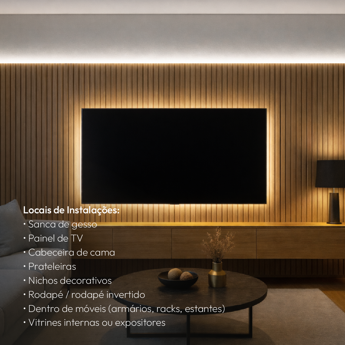 Fita Led 5M Audace Cob 15w 4000k Branco Neutro 12v Alut By Avant
