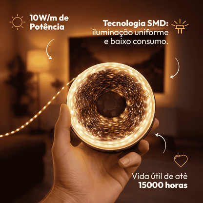 5m Fita Led Allure Smd 10w 3000k Branco Quente 12v Alut - NEO Avant