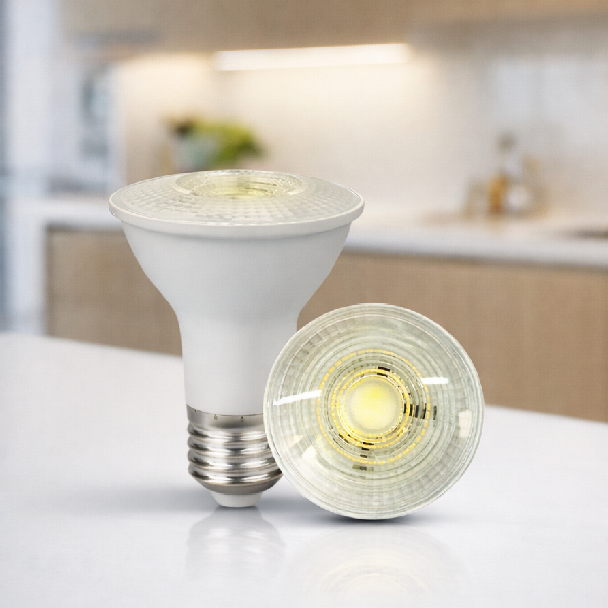 Lâmpada Led Par20 7w 3000k Branco Quente E27 Bivolt Branco Alut