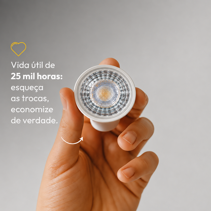 Lâmpada Led Dicróica MR16 4,8w 4000K Branco Neutro GU10 Bivolt Alut