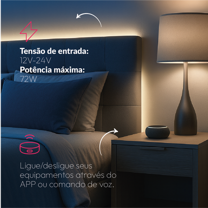 Controlador de Fita Led Inteligente Zigbee Branco Quente/Frio Neo