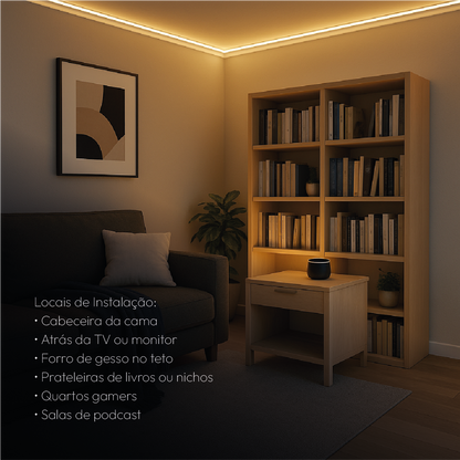 Controlador de Fita Led Inteligente Zigbee Branco Quente/Frio Neo